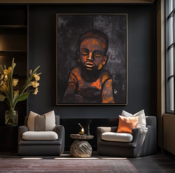 Mantra Boy - Matte Canvas, Stretched, 1.25"